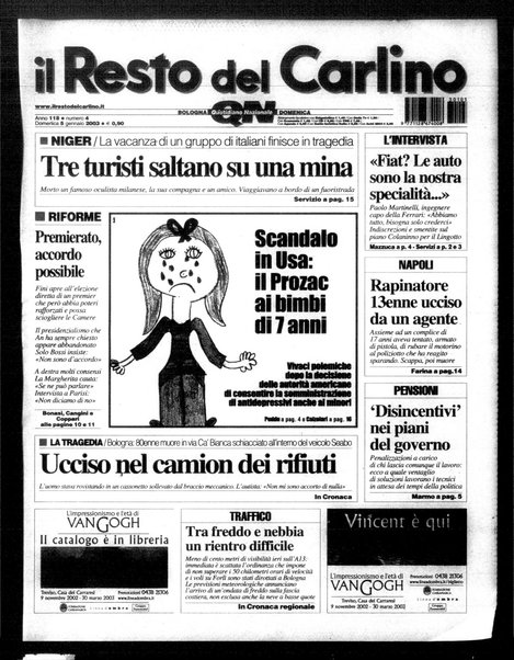 Il Resto del Carlino : giornale dell'Emilia